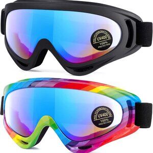 2-Pack Snow Ski Goggles